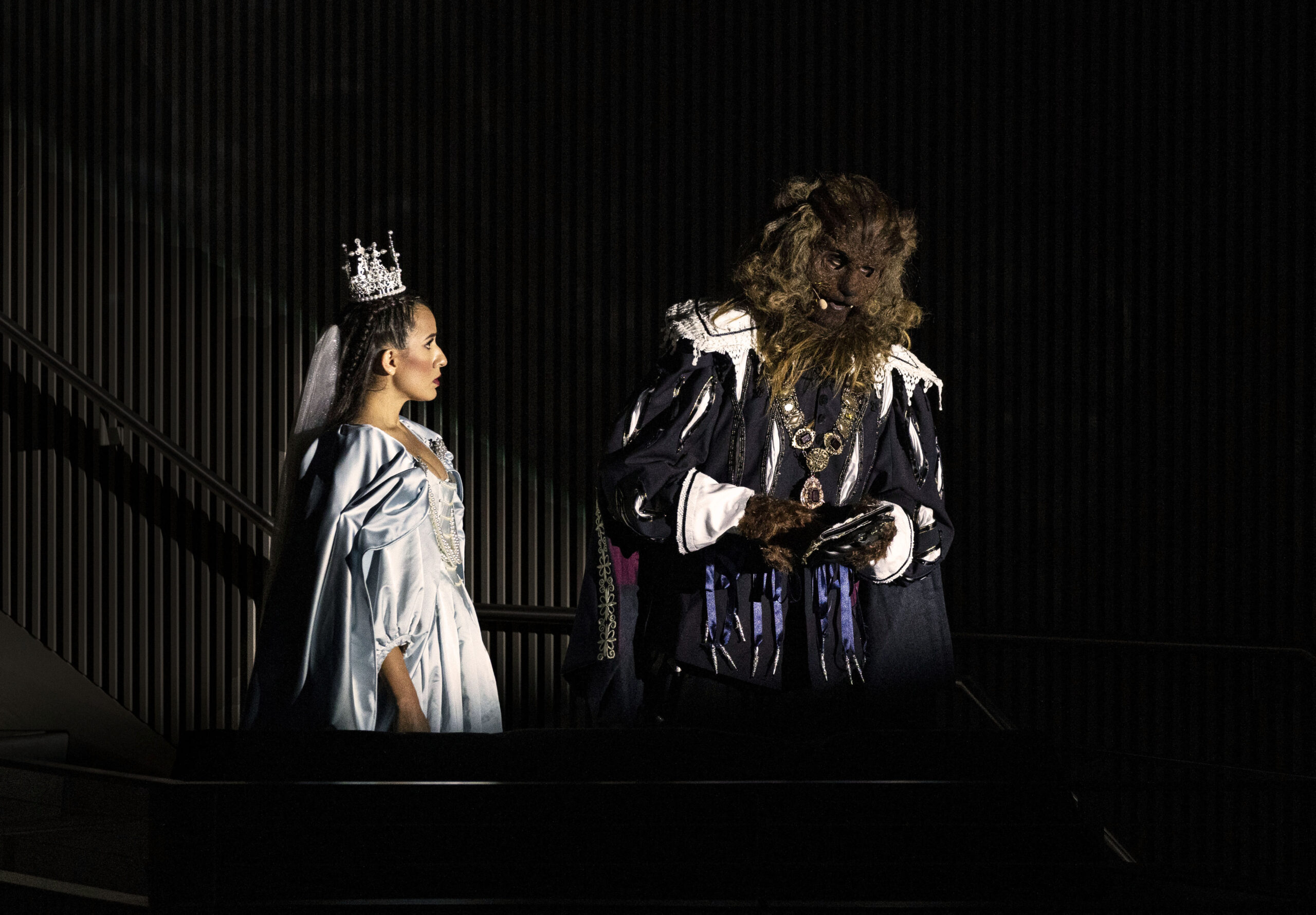 Belle and Bete on balcony PC Richard Gelfand